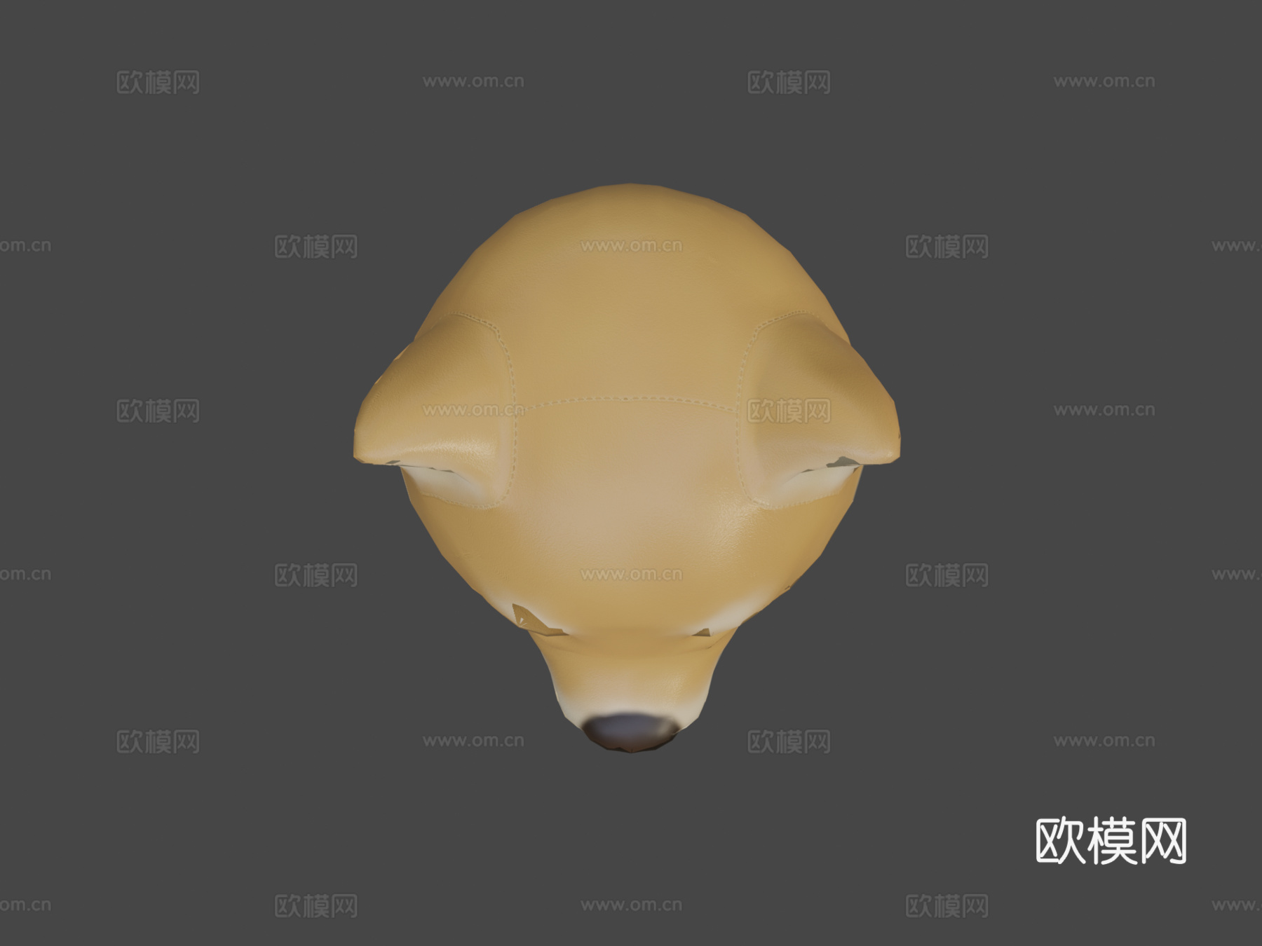 登月狗狗热气球3d模型下载（渲染图7）