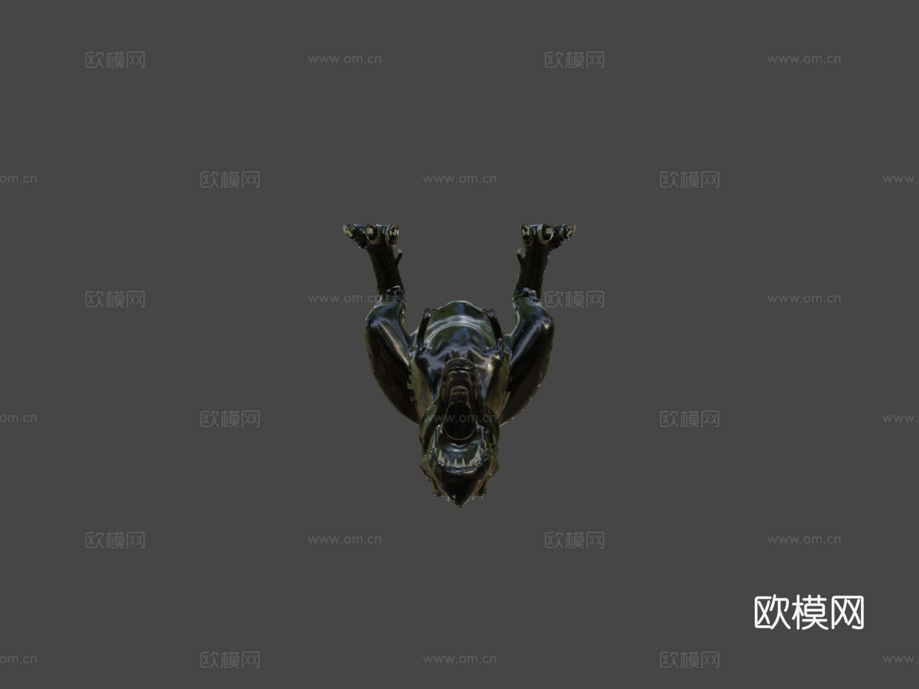霸王龙3d模型下载（渲染图5）