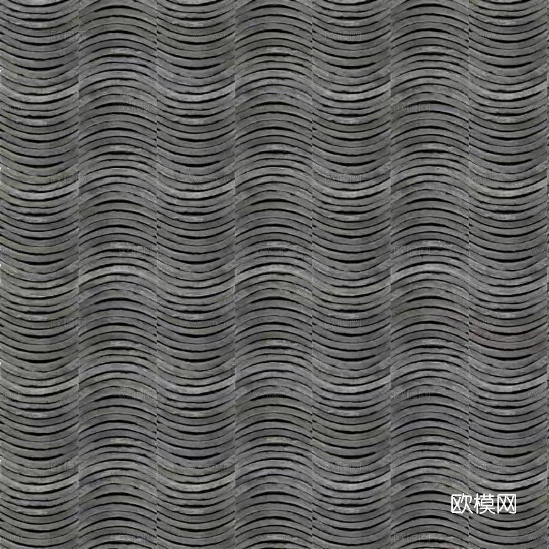 屋顶_瓦片_青瓦片_屋面瓦贴图