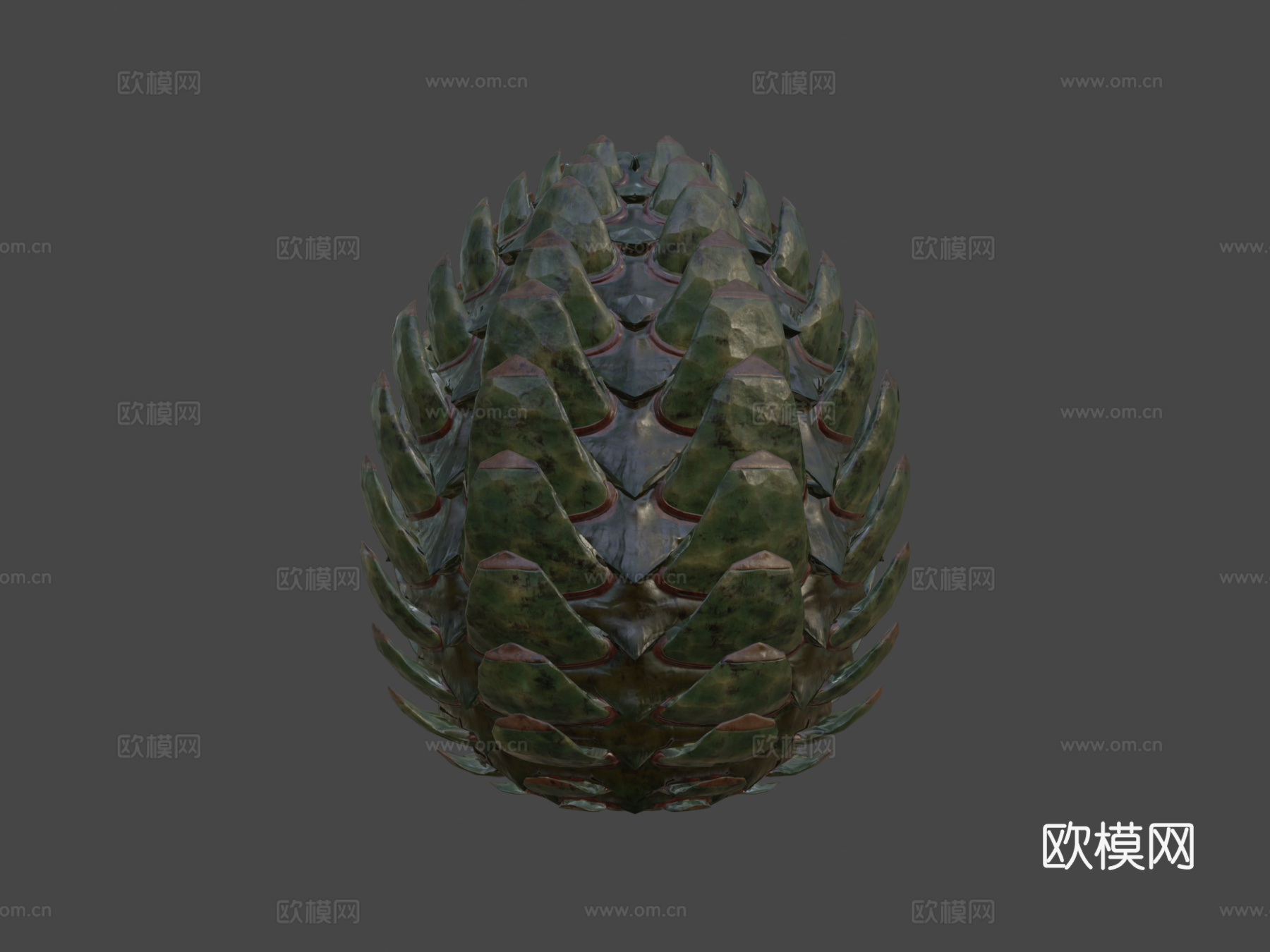 苏门答腊龙蛋3d模型下载（渲染图6）