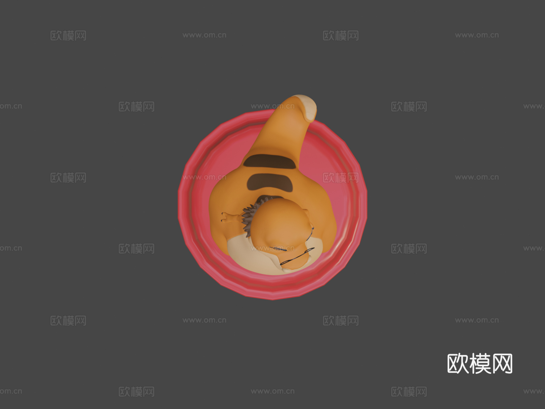 雷克斯暴龙拉尔夫3d模型下载（渲染图5）