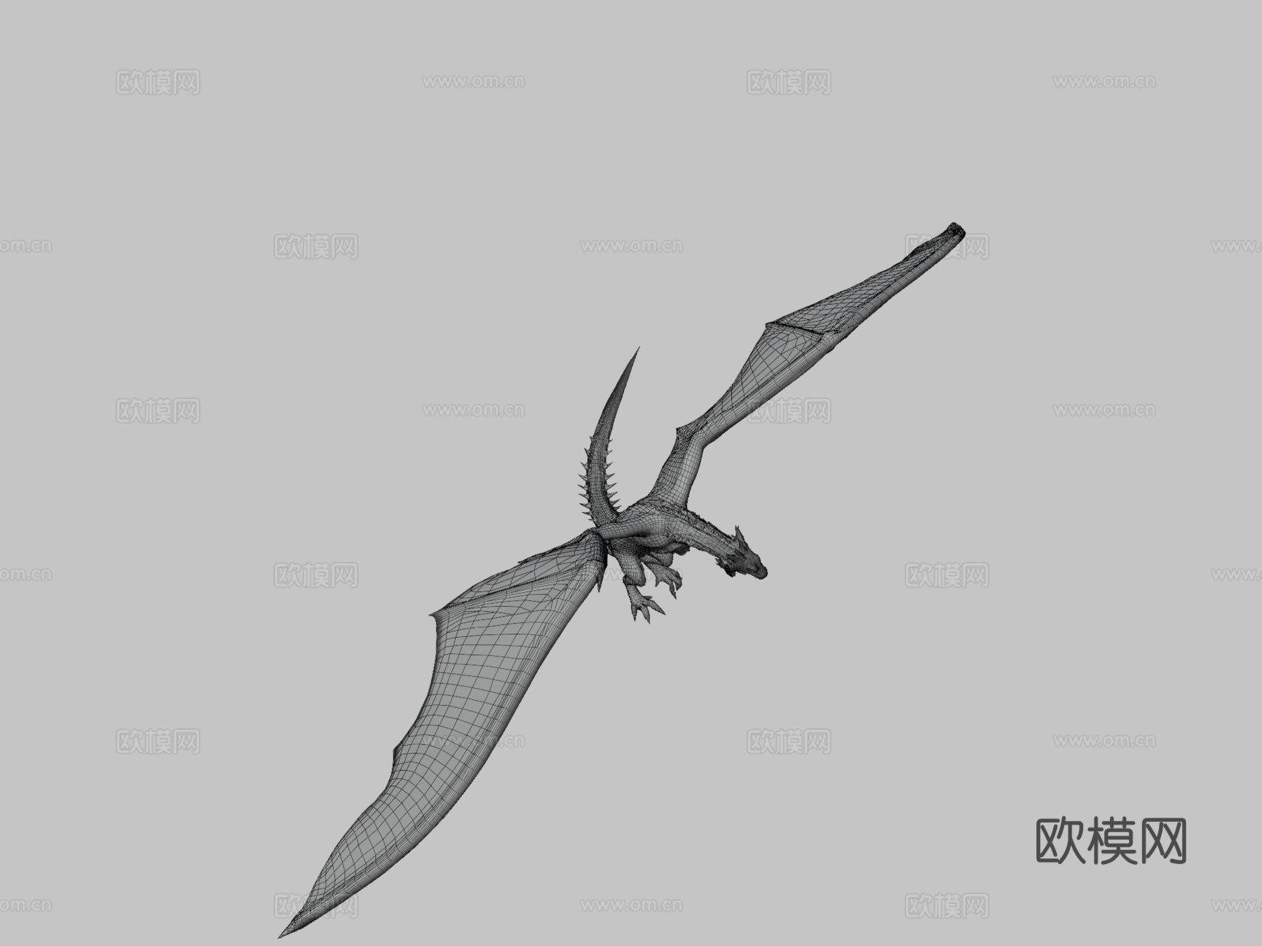 飞龙亚种-双足飞龙3d模型下载（渲染图3）