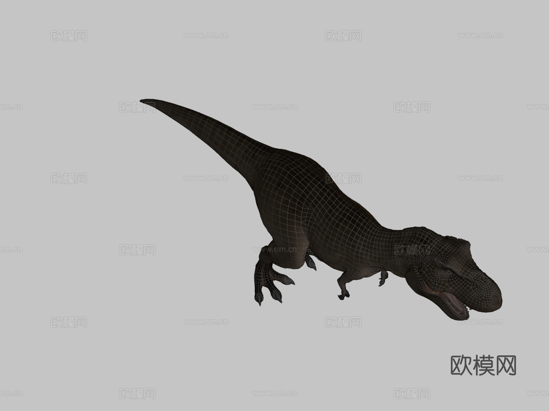 霸王龙2.文本3d模型下载（渲染图2）