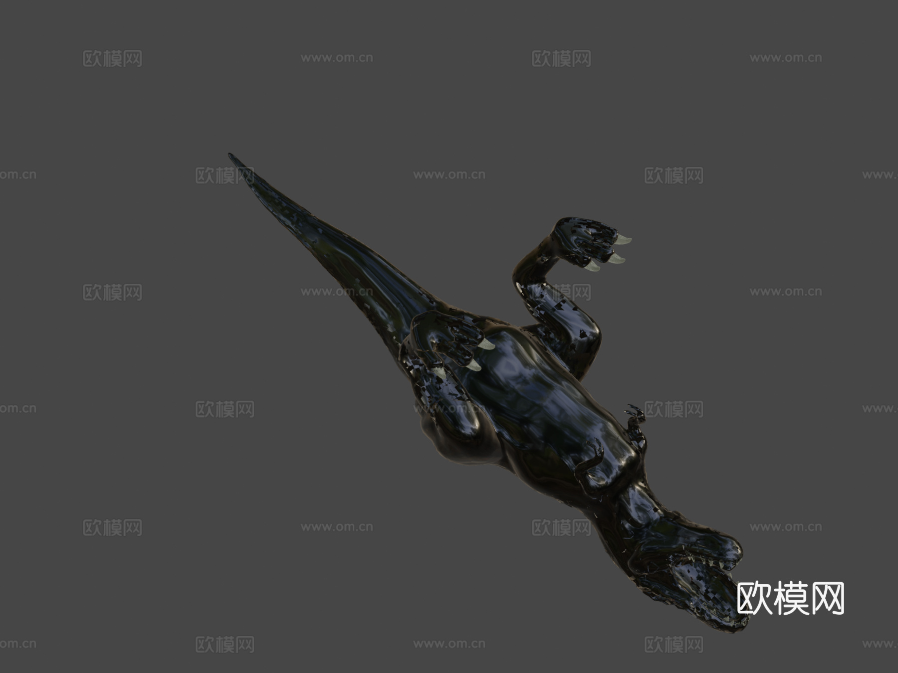 霸王龙3d模型下载（渲染图6）