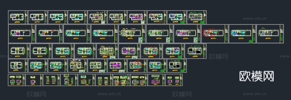 意识极简施工图cad施工图
