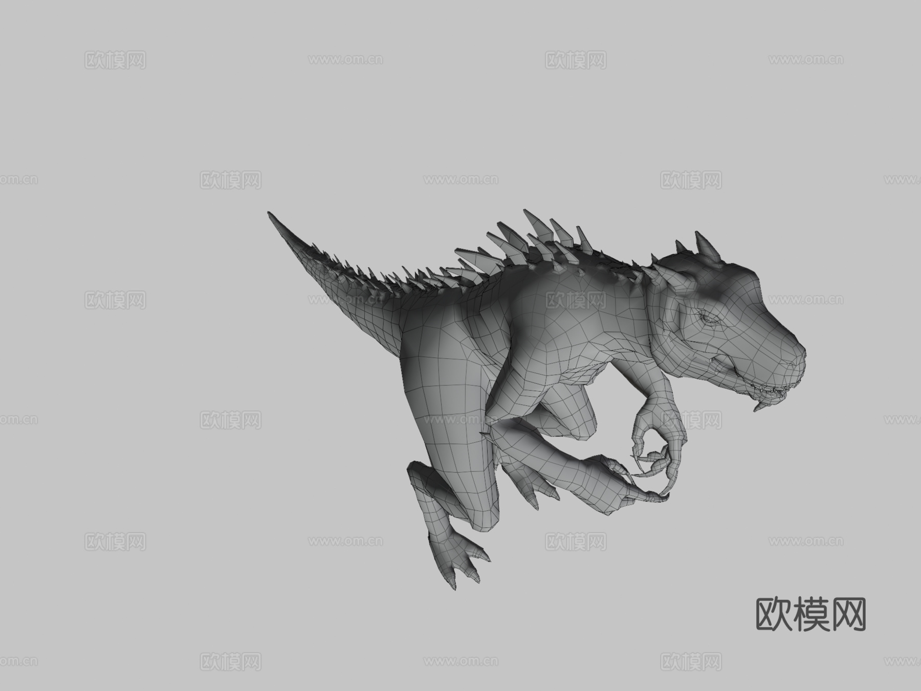 神源怪兽3d模型下载（渲染图3）