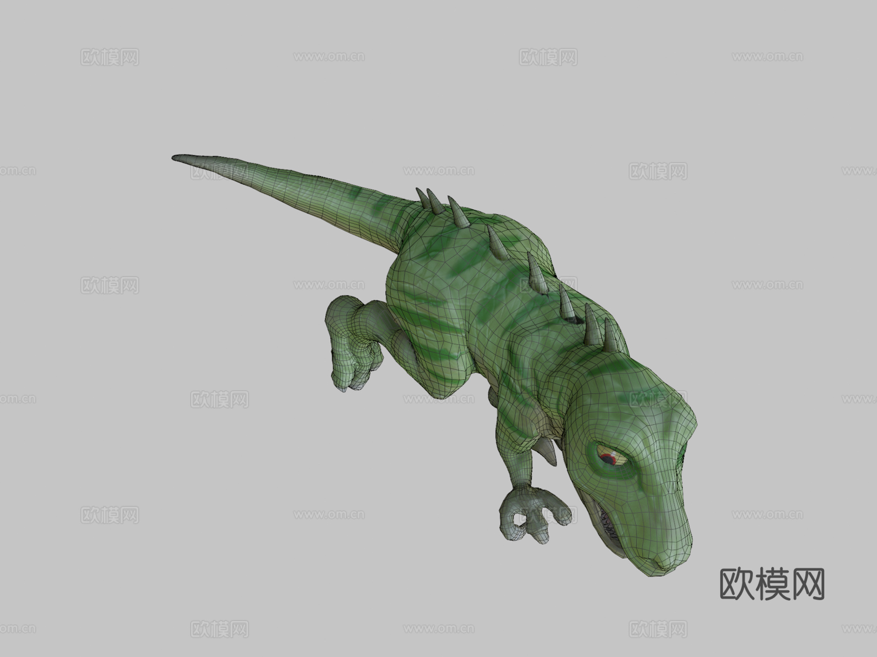 T-REX森胁唯《时光机音乐》3d模型下载（渲染图2）