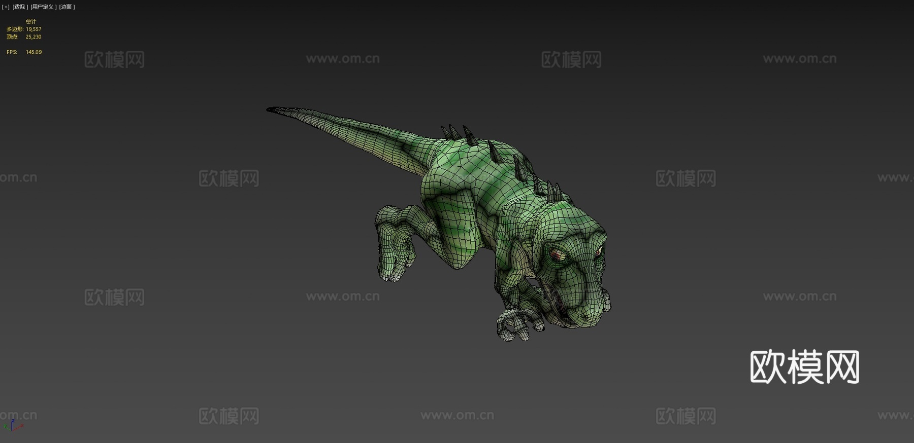 T-REX森胁唯《时光机音乐》3d模型下载（渲染图4）