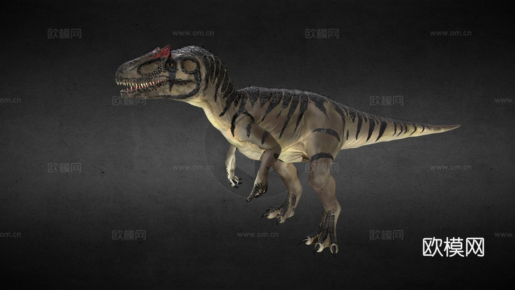 脆弱异特龙3d模型下载（渲染图1）