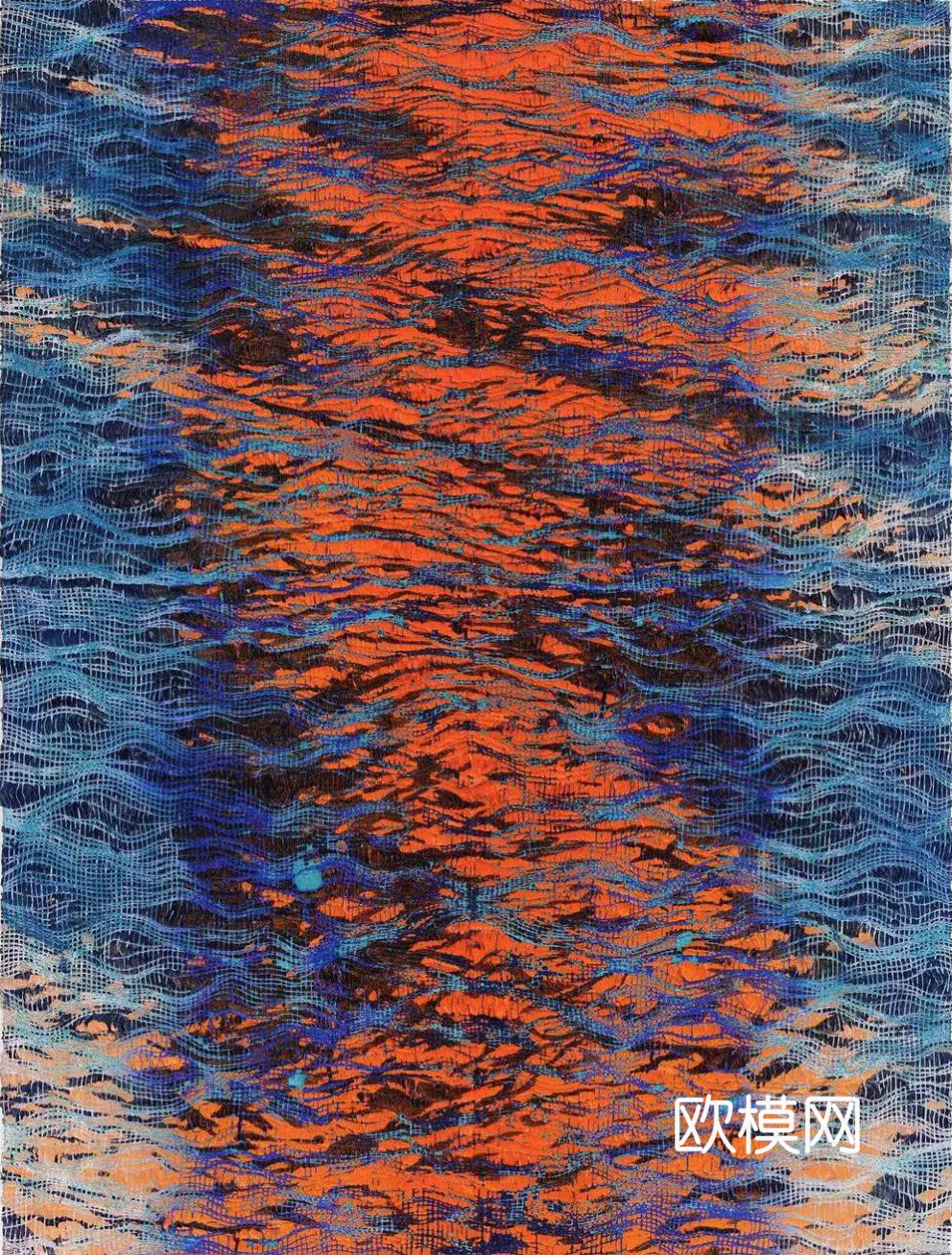 极简侘寂挂画 抽象挂画 艺术挂画 肌理画