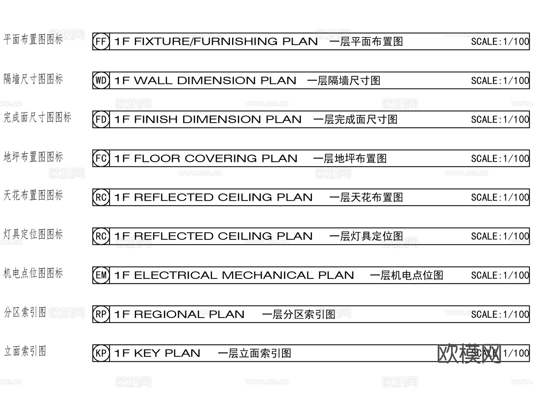 金螳螂室内设计CAD施工图制图规范完整全套cad施工图