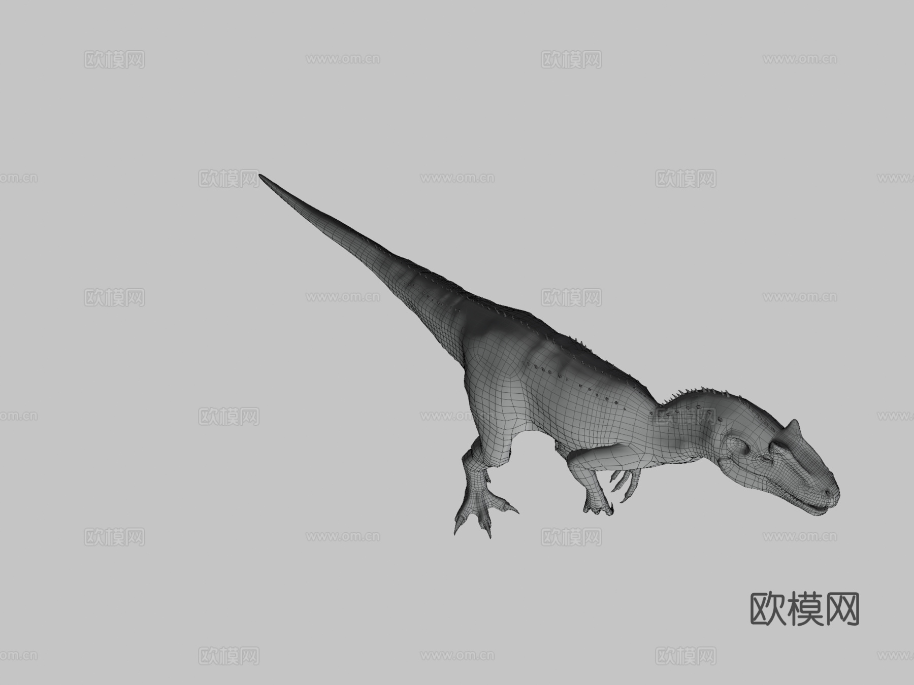 脆弱异特龙3d模型下载（渲染图3）