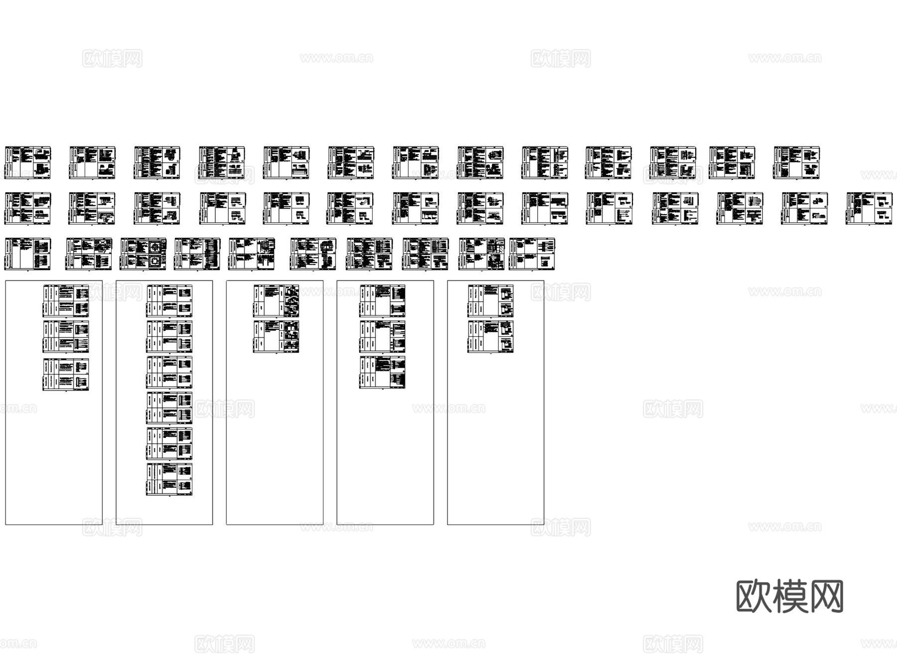 金螳螂地面墙面顶面室内装饰节点工艺做法CAD施工图集cad施工图