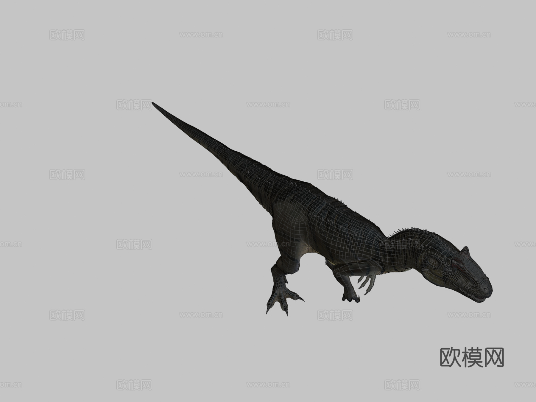 脆弱异特龙3d模型下载（渲染图2）