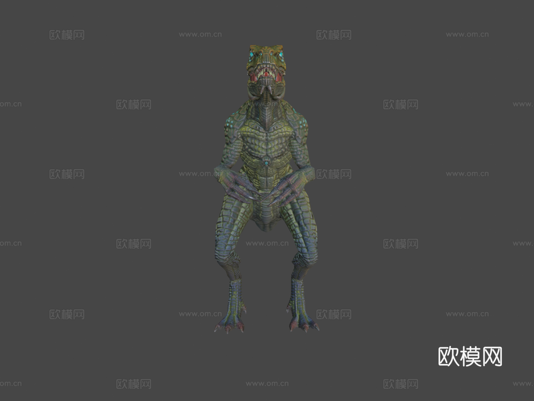 神源怪兽3d模型下载（渲染图5）
