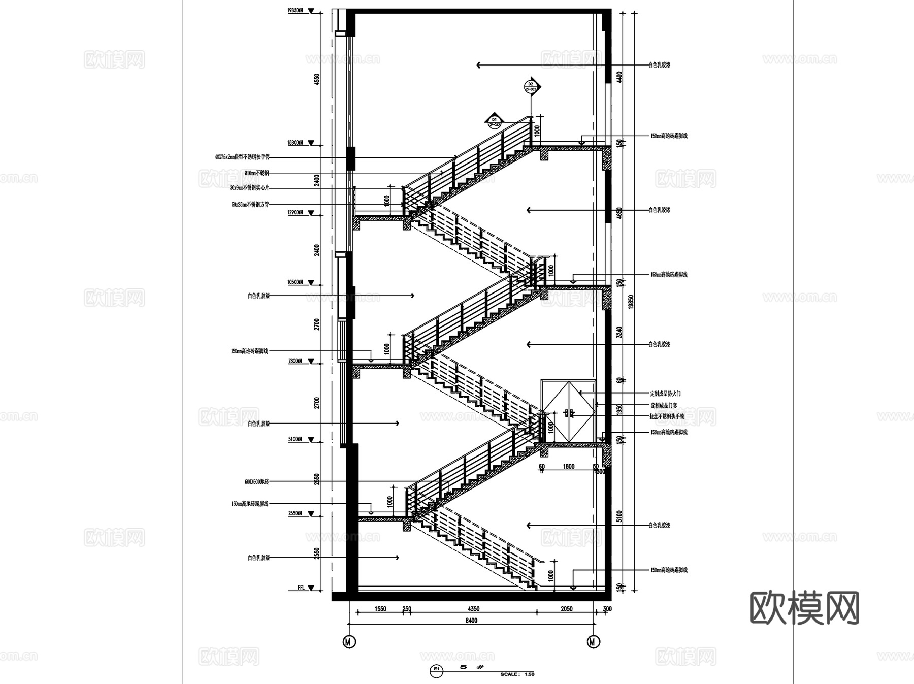 金属不锈钢五金节点大样CAD施工图集 20套cad施工图