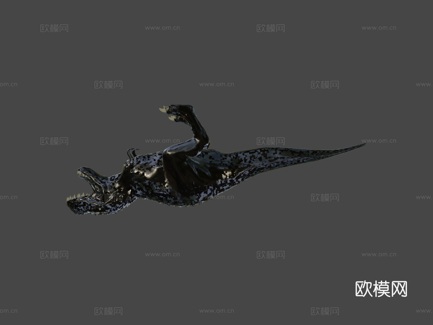 霸王龙3d模型下载（渲染图8）