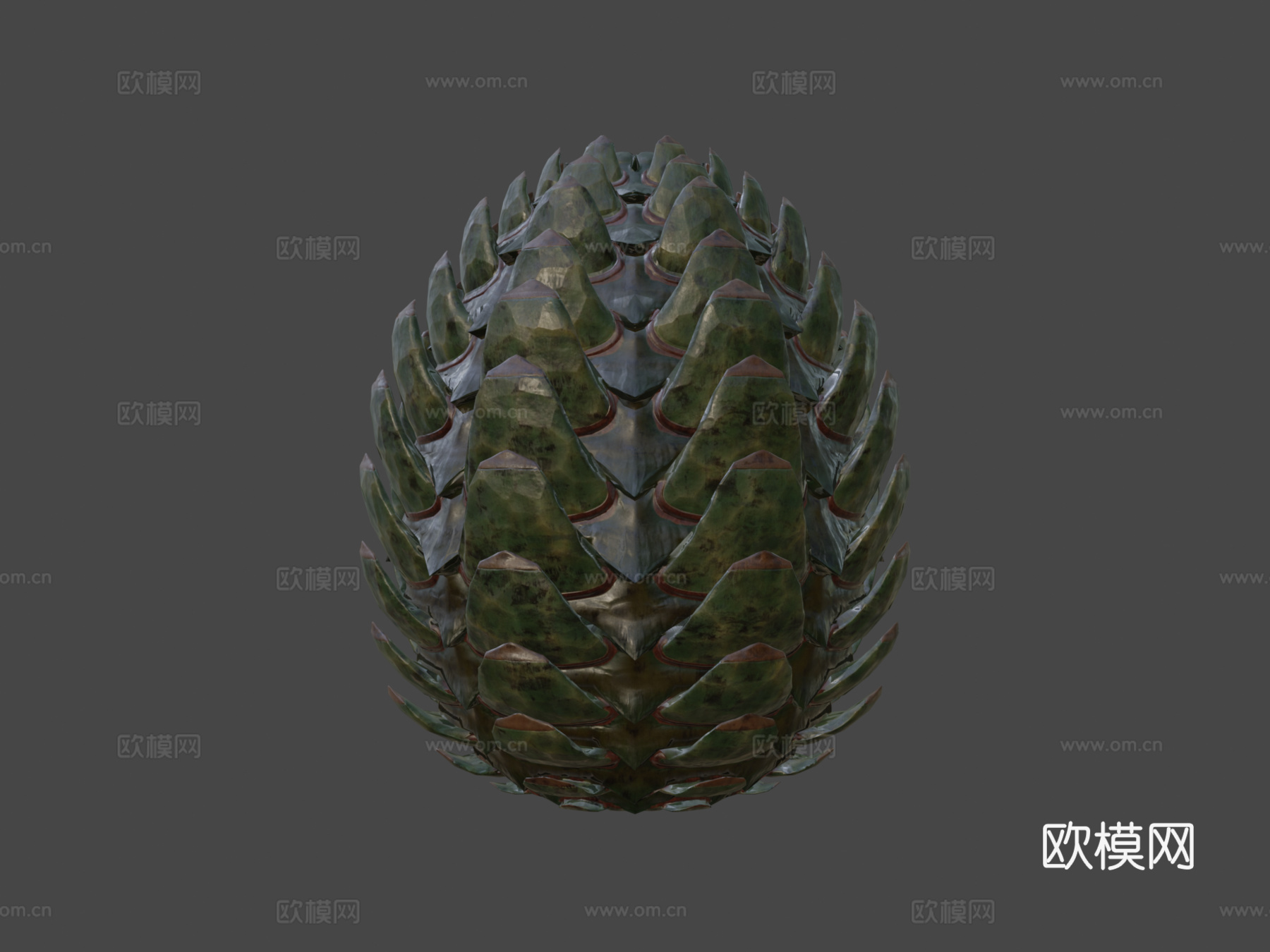 苏门答腊龙蛋3d模型下载（渲染图7）