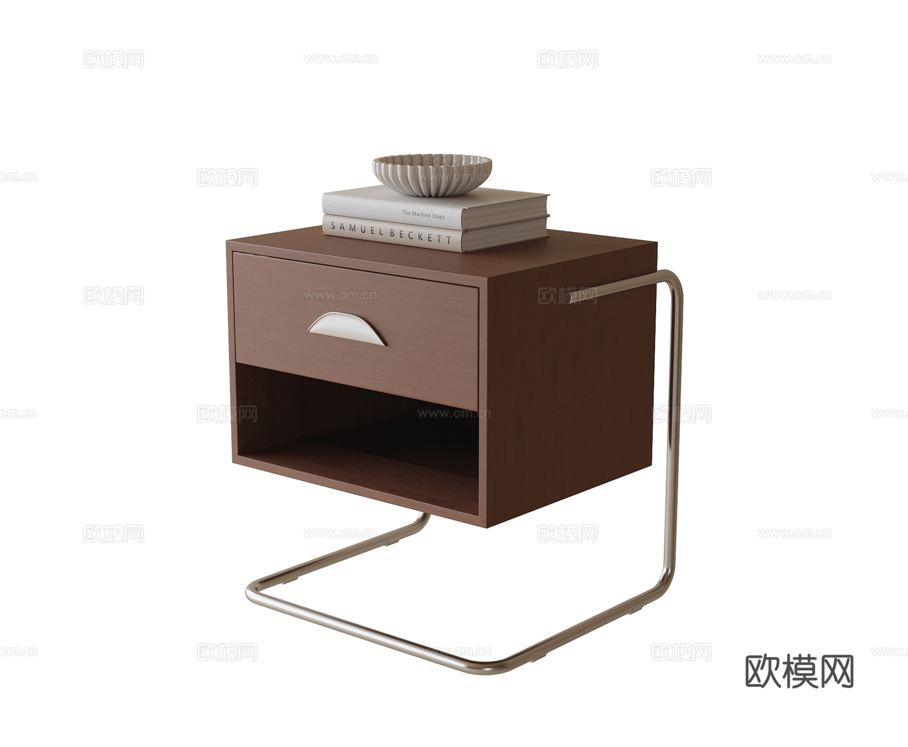 现代床头柜su模型