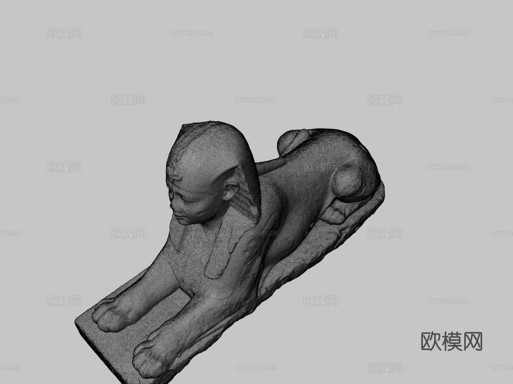 狮身人面像(noe-3d.at)_13d模型下载（渲染图3）