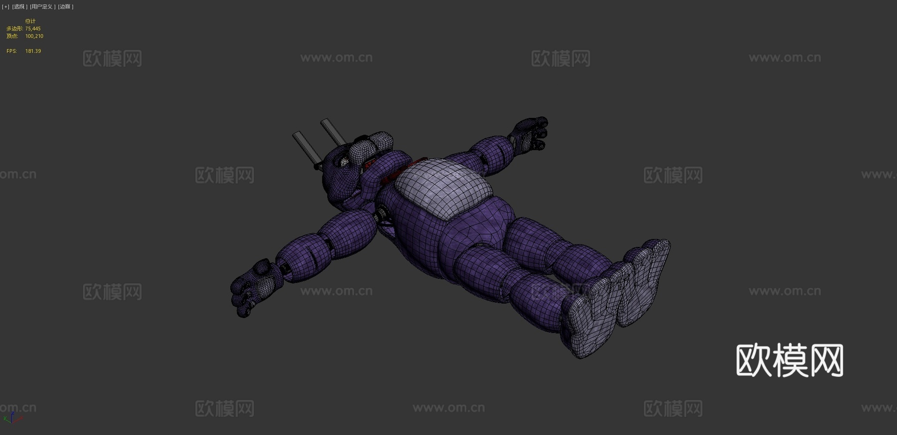 UFMP邦妮3d模型下载（渲染图4）