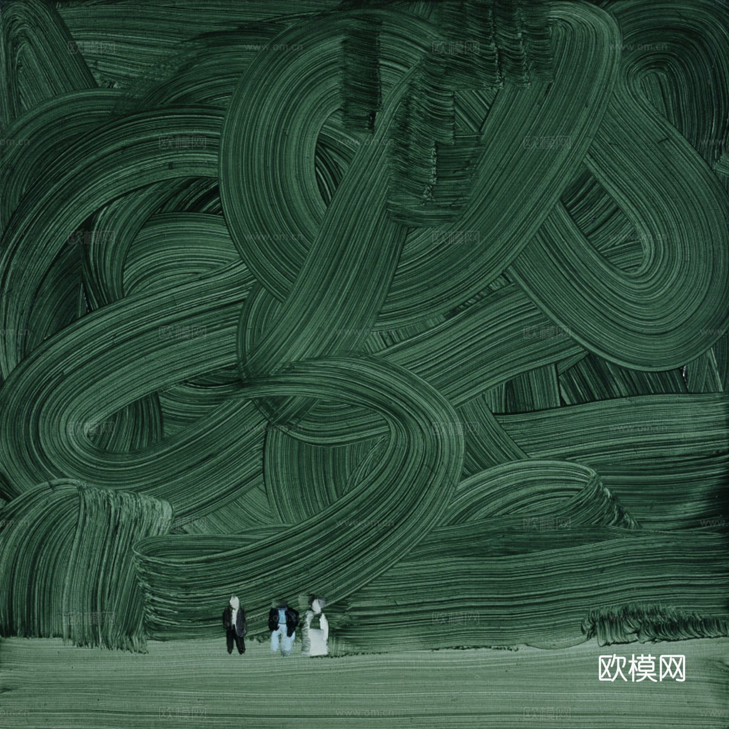 现代装饰艺术画 抽象画 现代画贴图