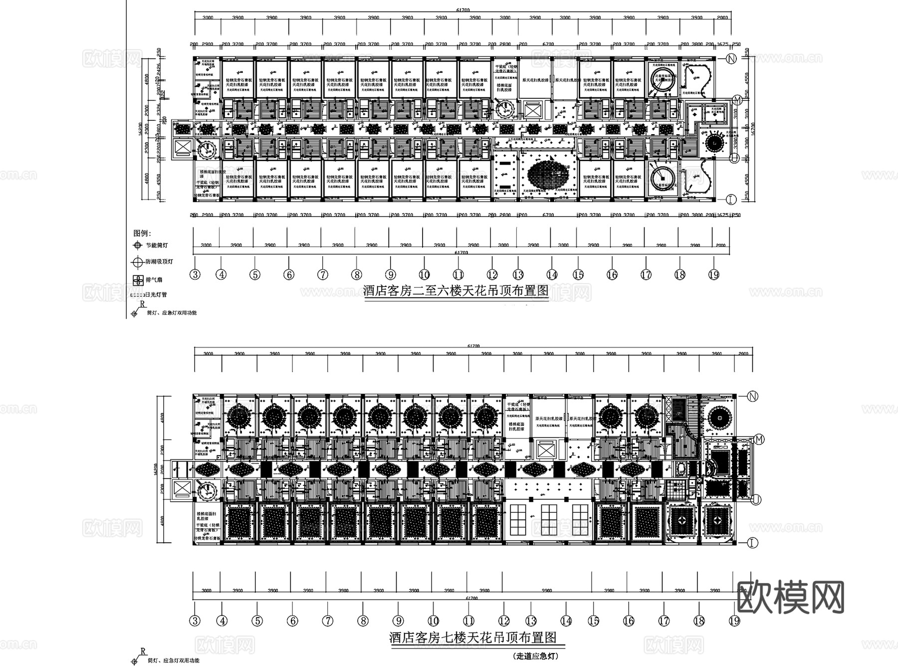 酒店酒楼宾馆室内装饰大样CAD施工图集 37套cad施工图