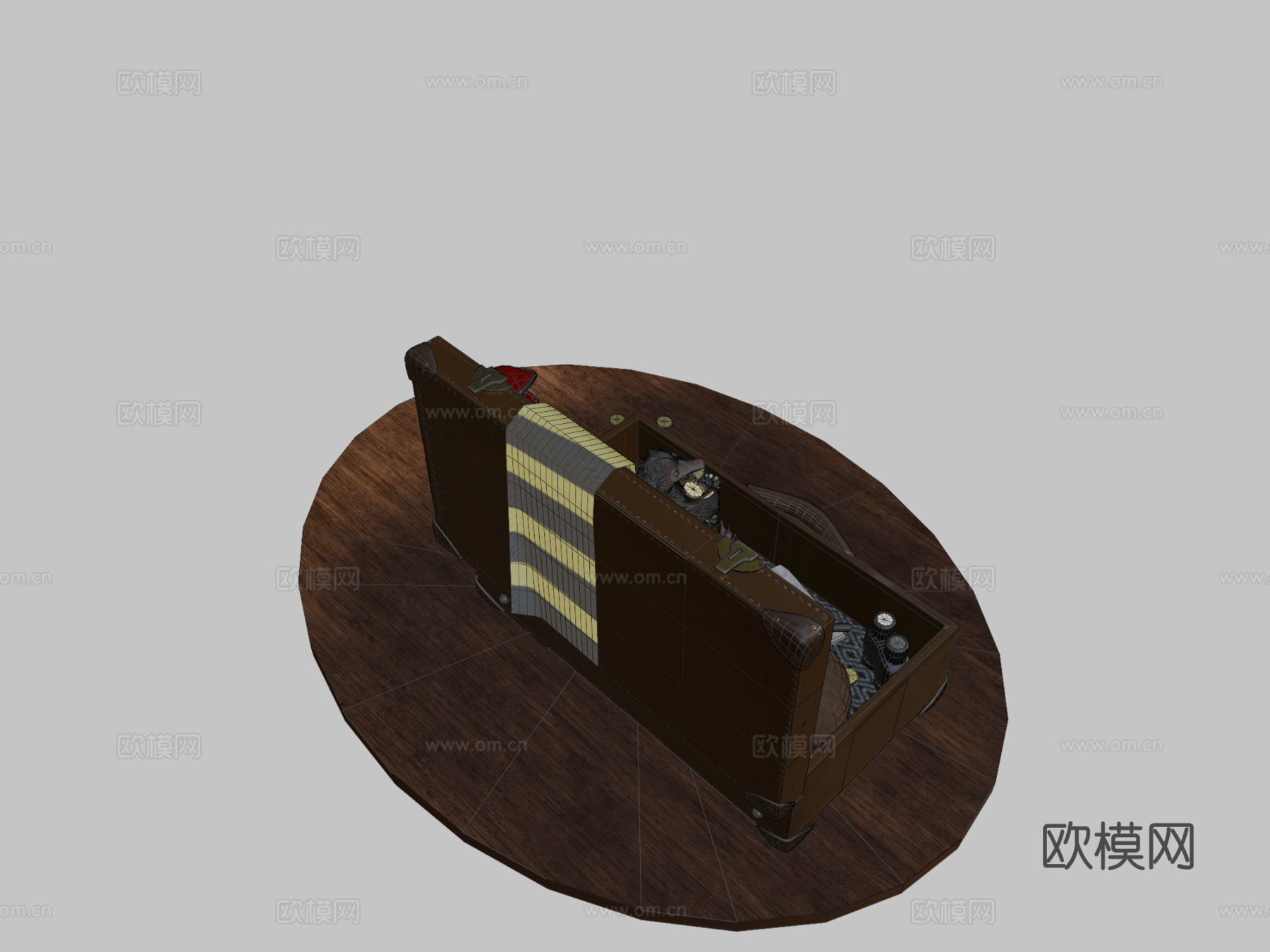 纽特·斯卡曼德的手提箱3d模型下载（渲染图2）