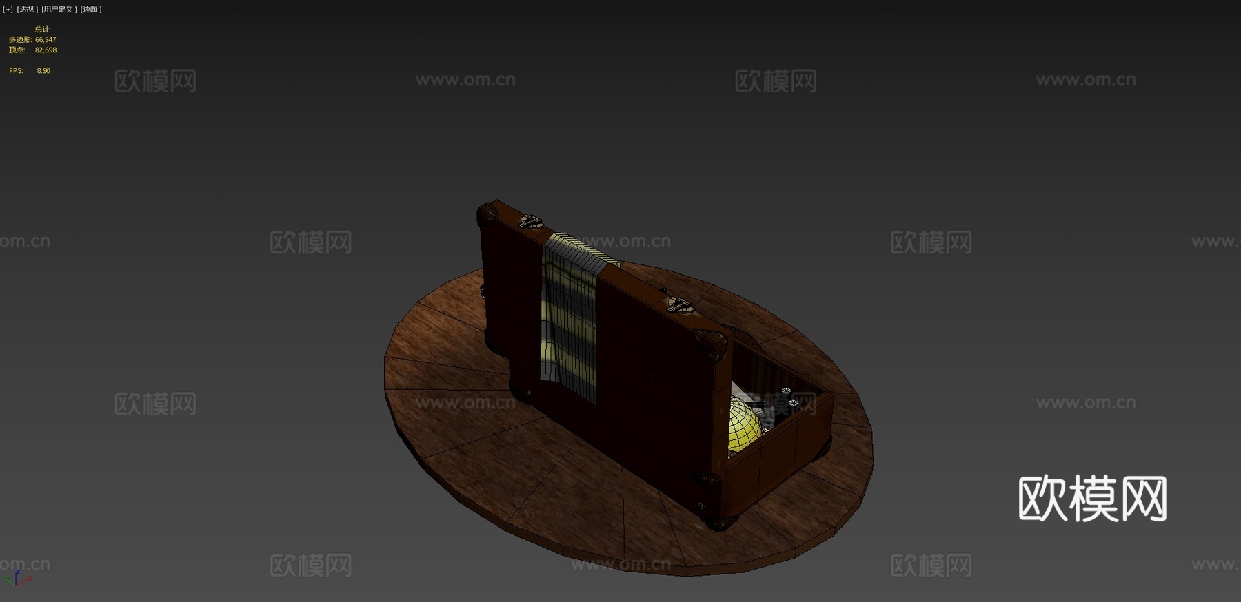 纽特·斯卡曼德的手提箱3d模型下载（渲染图4）