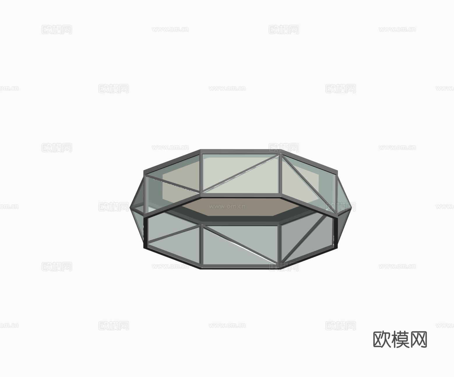 现代吸顶灯 装饰灯su模型