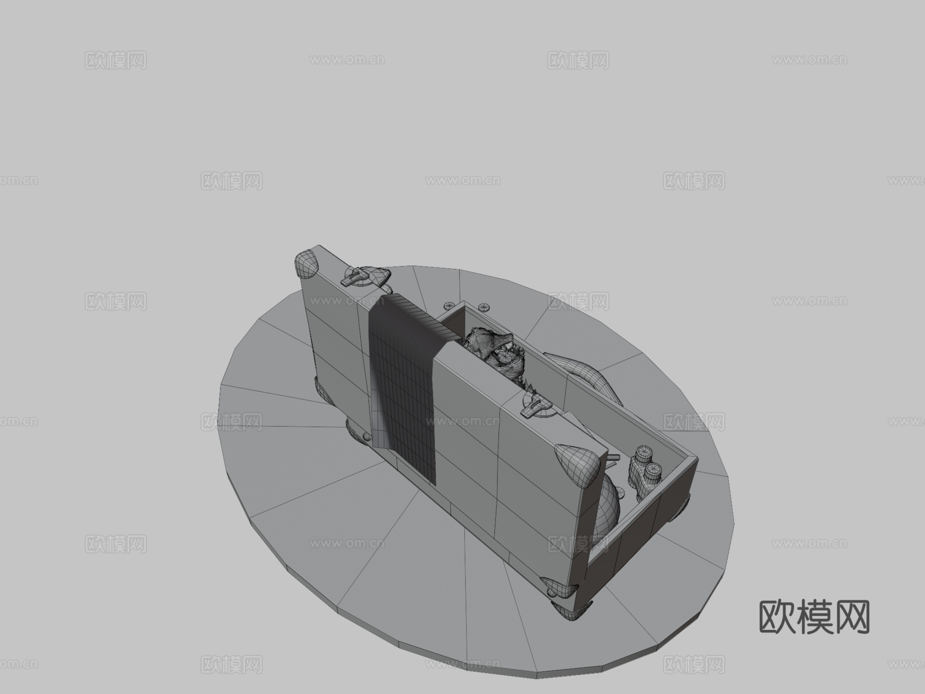 纽特·斯卡曼德的手提箱3d模型下载（渲染图3）