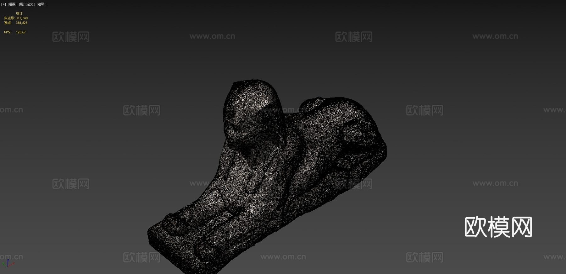 狮身人面像(noe-3d.at)_13d模型下载（渲染图4）