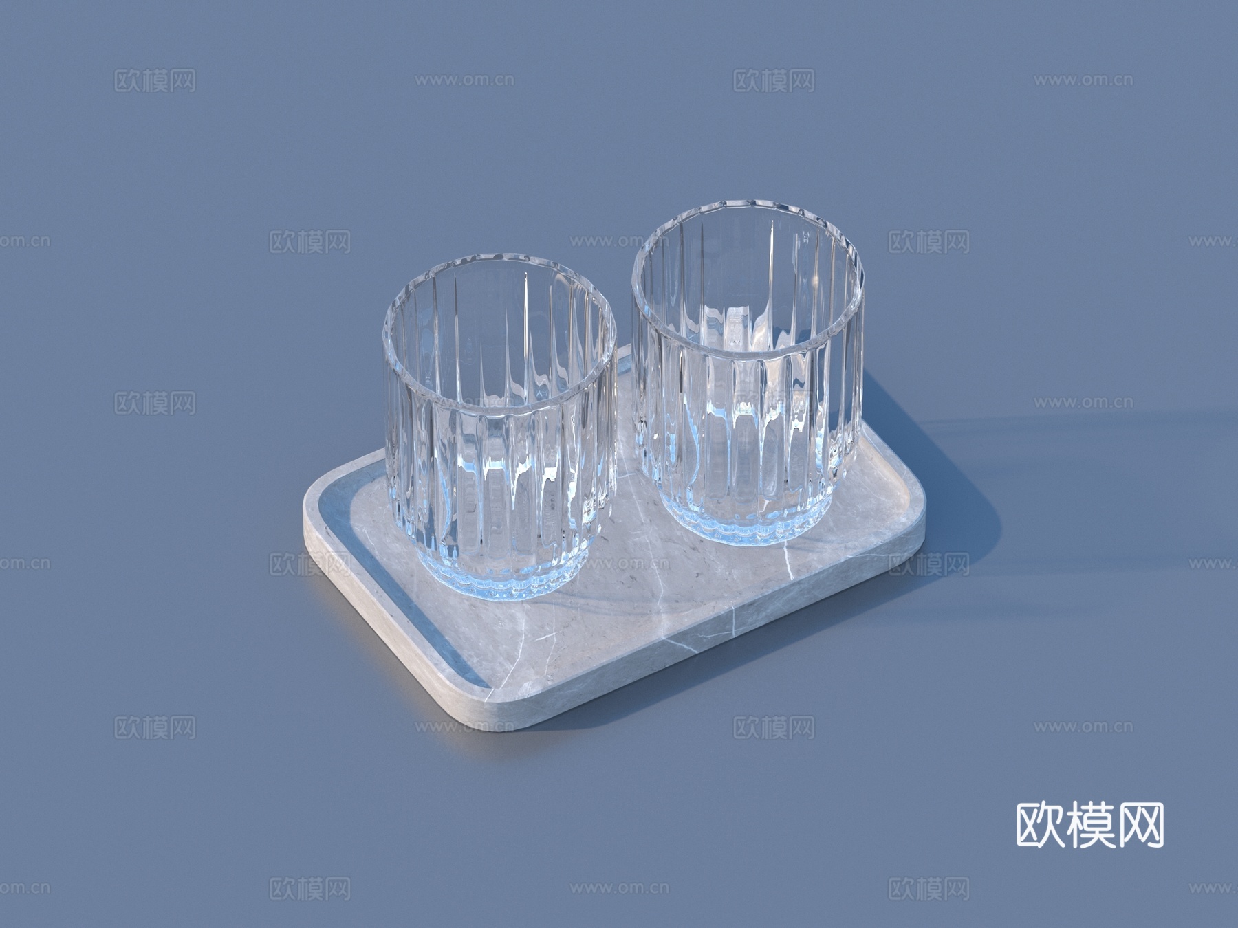 玻璃杯 杯子 生活用品3d模型下载