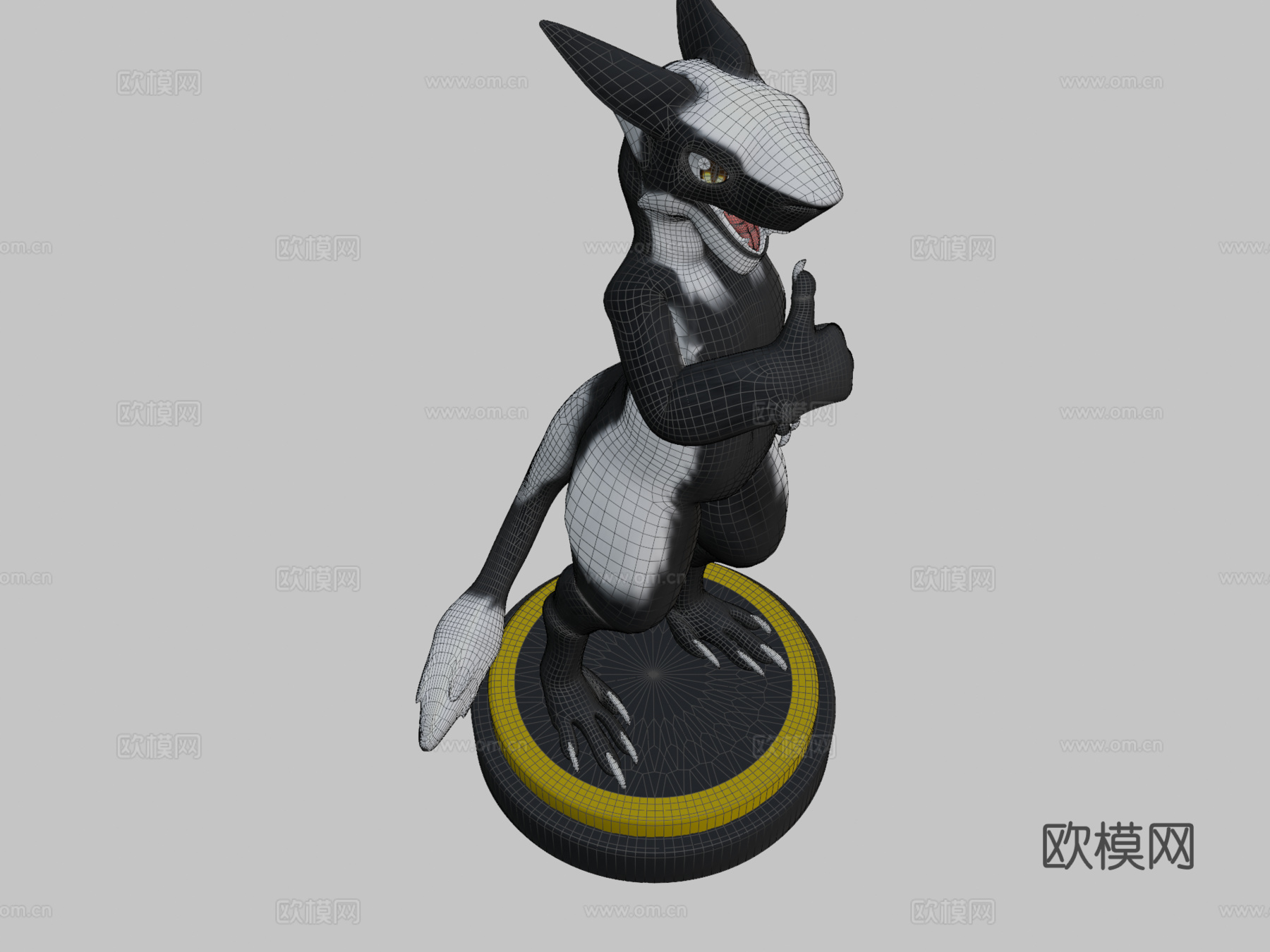 古怪3d模型下载（渲染图2）