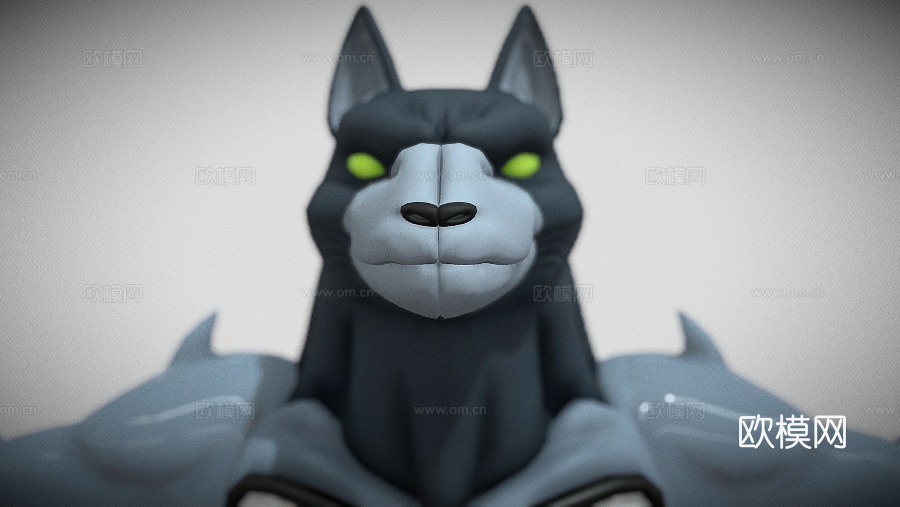 闪电狼人3d模型下载（渲染图1）