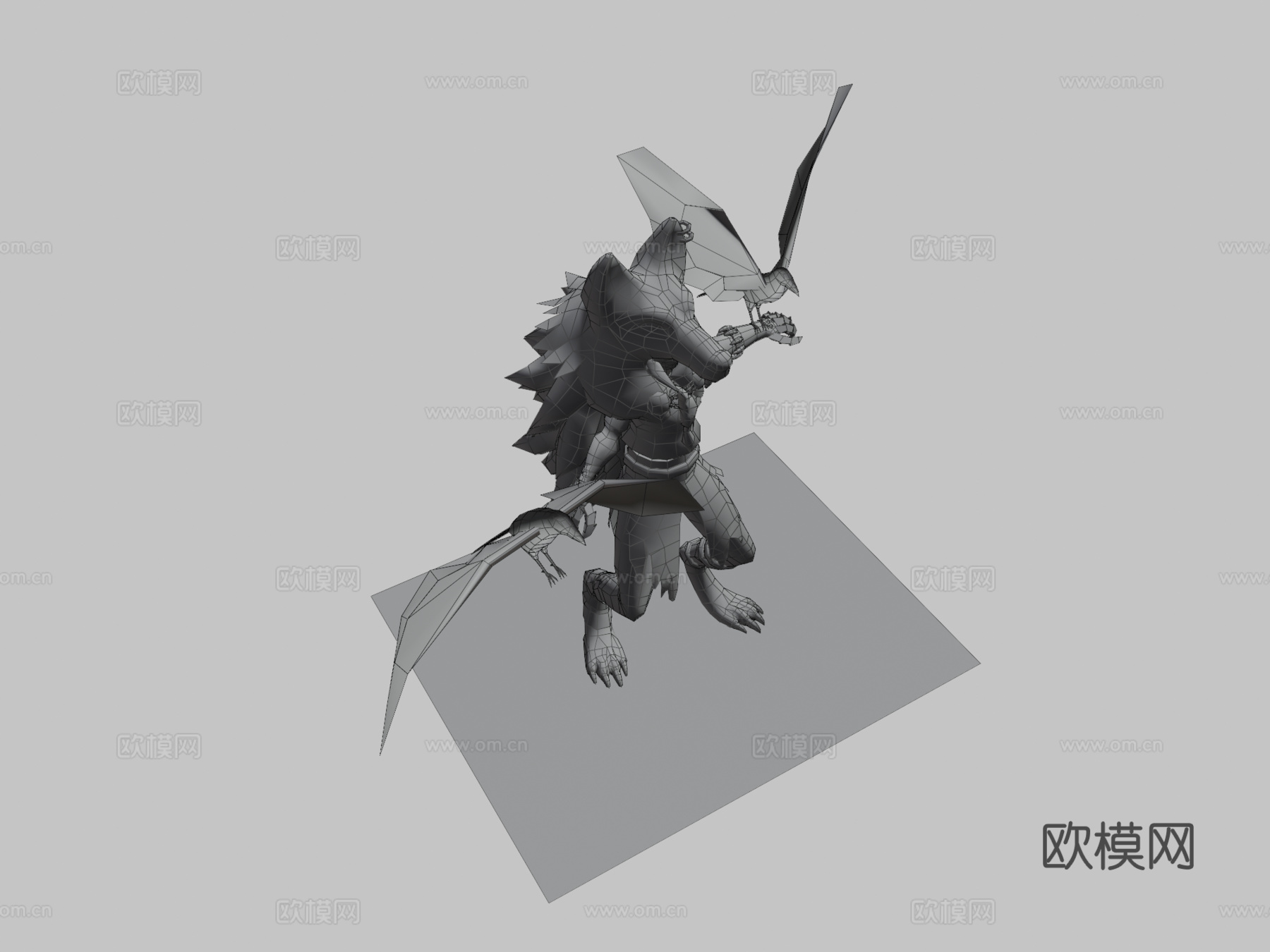 狼行者3d模型3d模型下载（渲染图3）