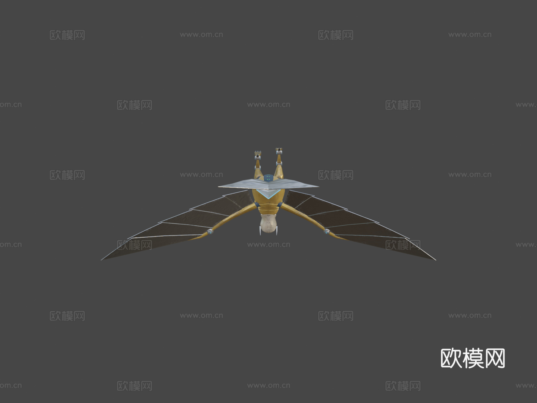 机械鸟3d模型下载（渲染图5）