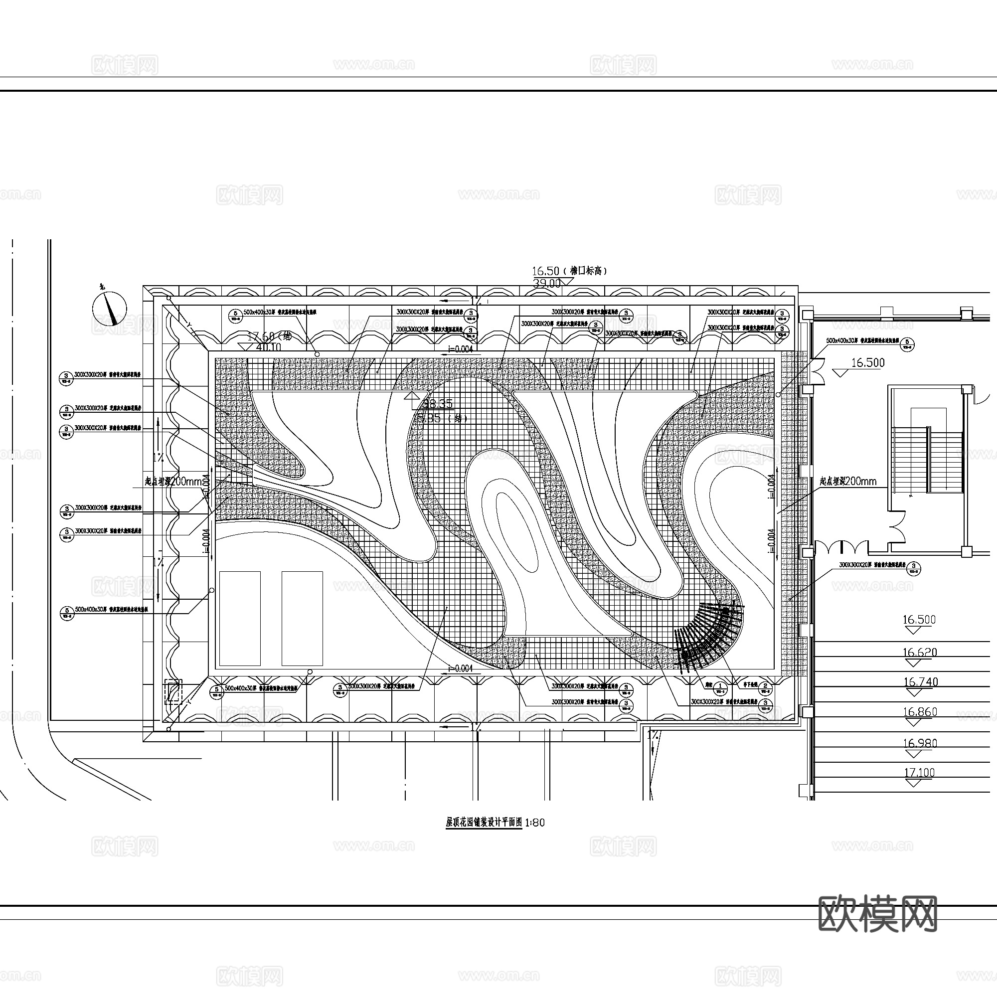 青岛宁夏路小学校园景观CAD施工图全套+文本cad施工图