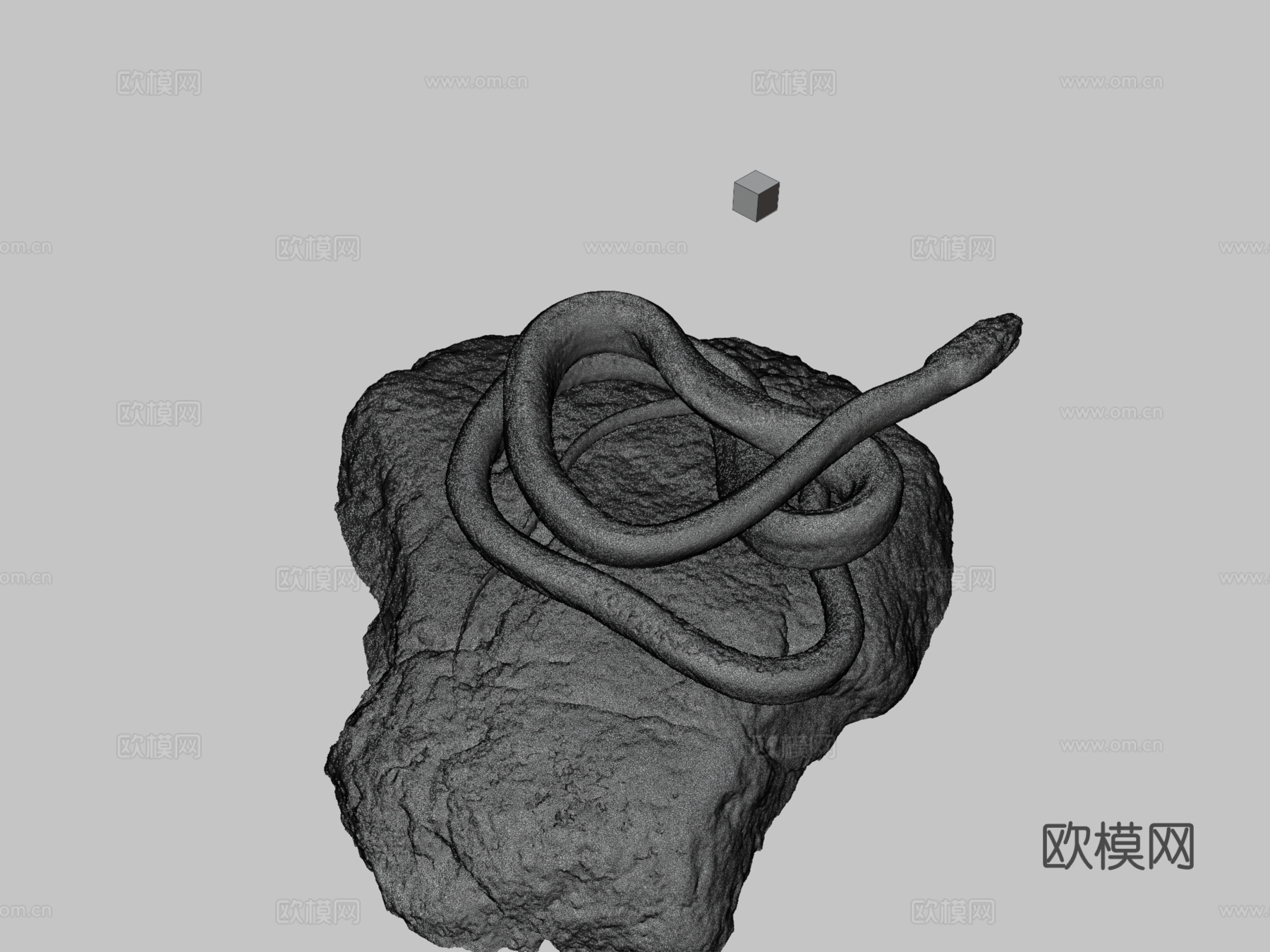 CC0日本锦蛇?3d模型下载（渲染图3）