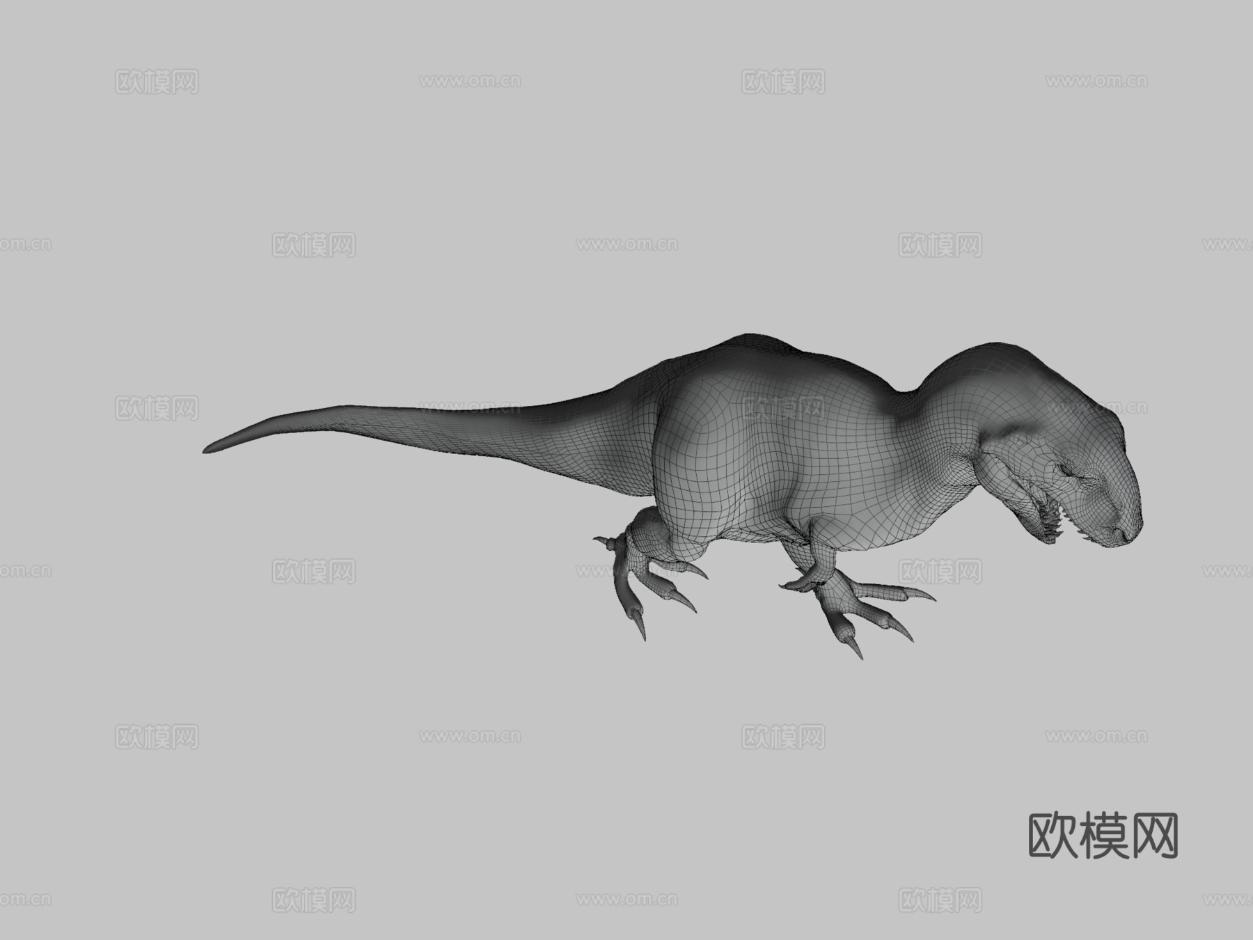古老霸王龙重建3d模型下载（渲染图3）