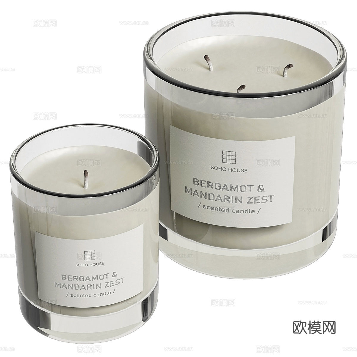 现代 Soho 家居香薰套装3d模型下载（渲染图6）