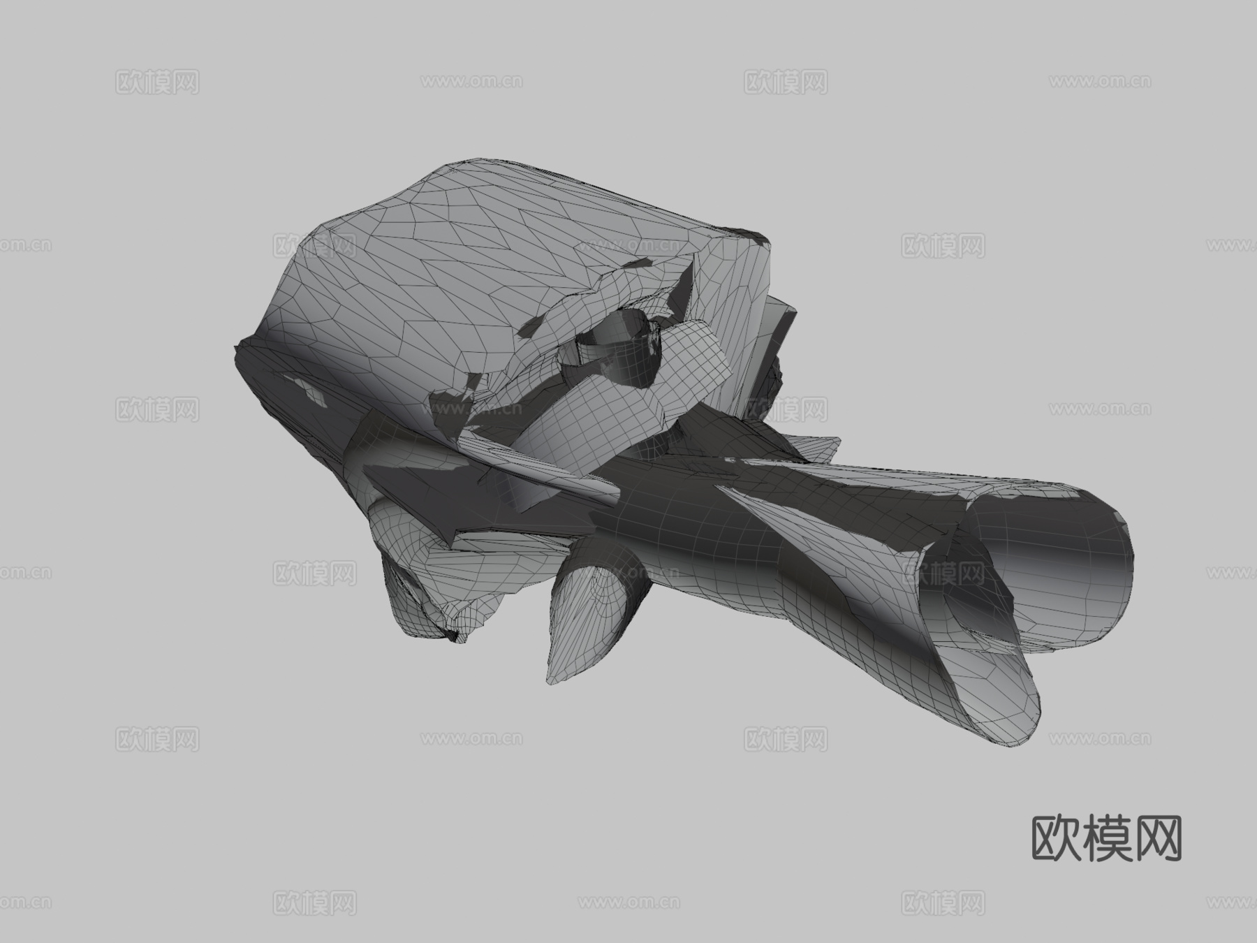 红眼树蛙3d模型下载（渲染图3）