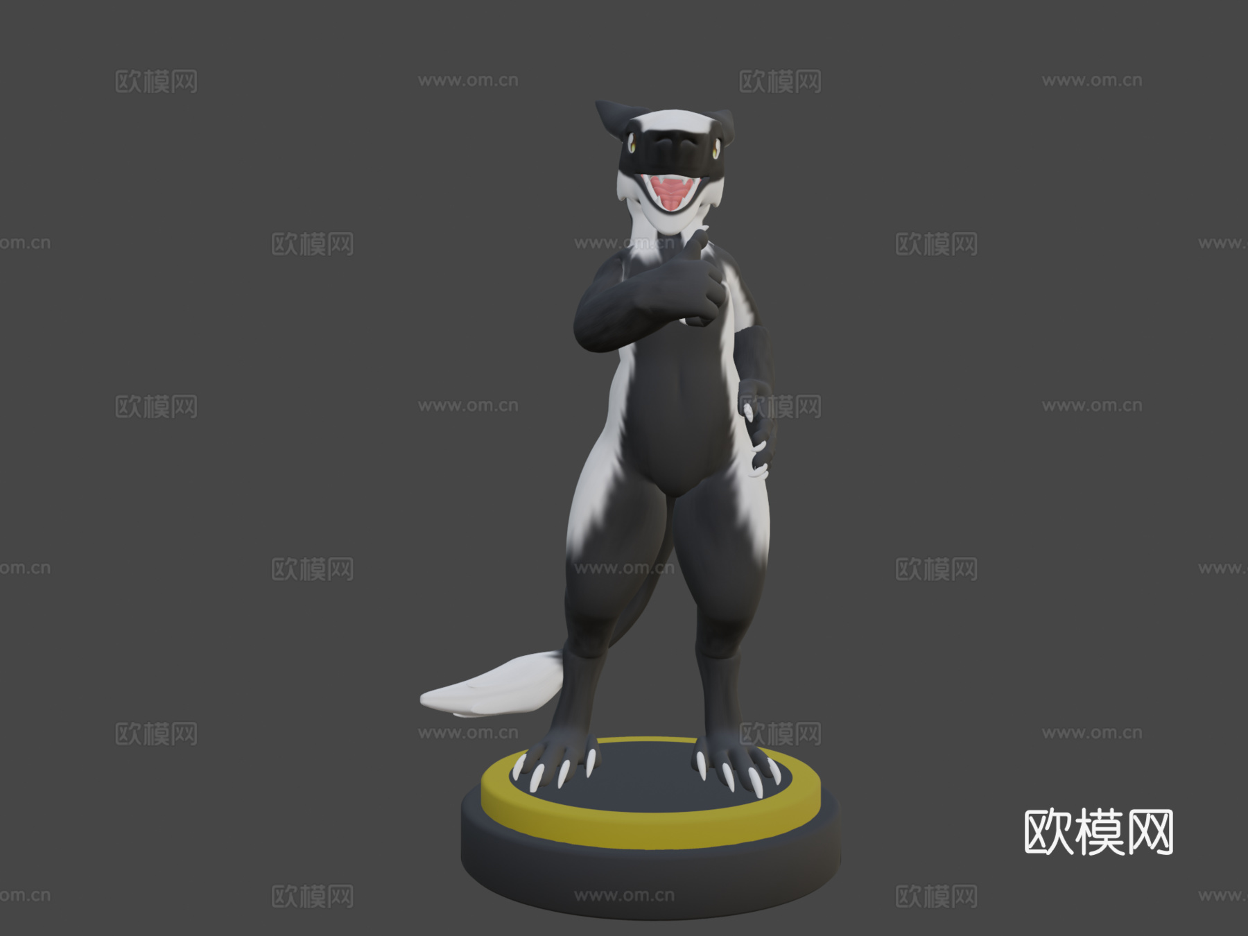 古怪3d模型下载（渲染图6）