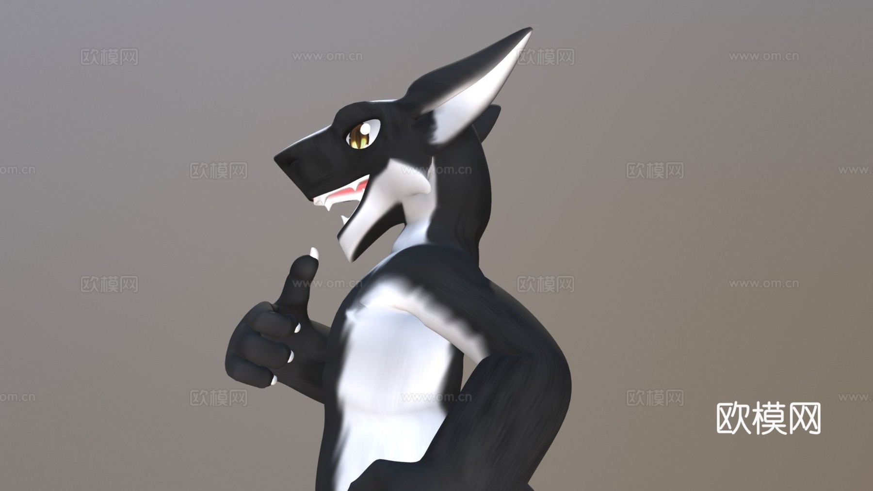 古怪3d模型下载（渲染图1）