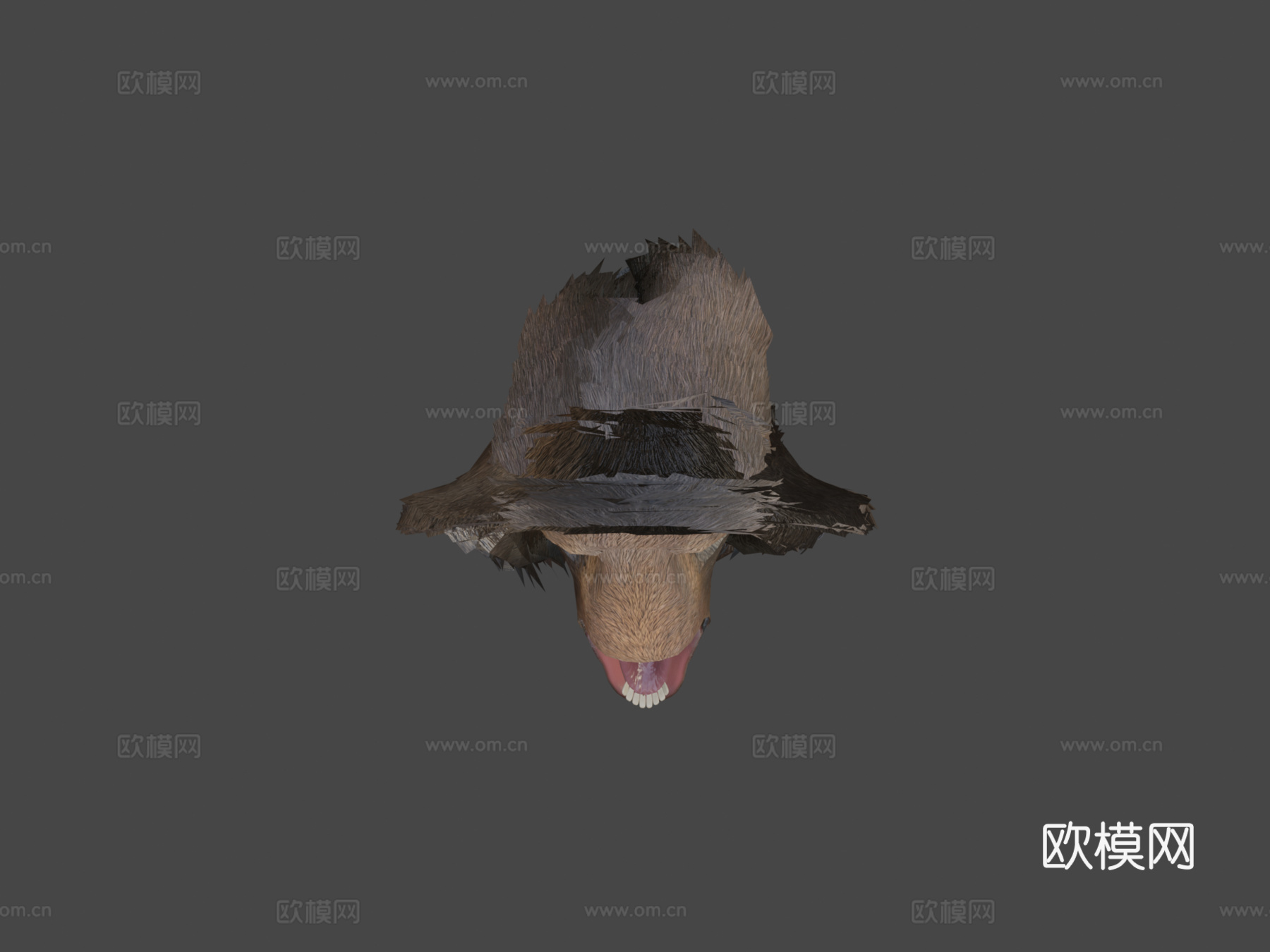 逼真驼鹿3d模型下载（渲染图5）