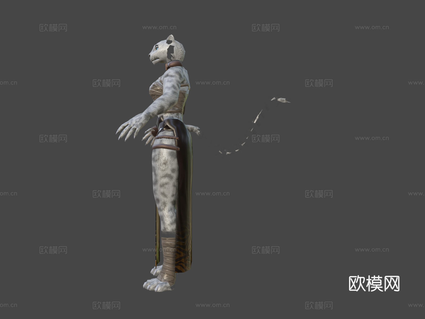 敌锤有限责任公司的猫形刺客3d模型下载（渲染图6）