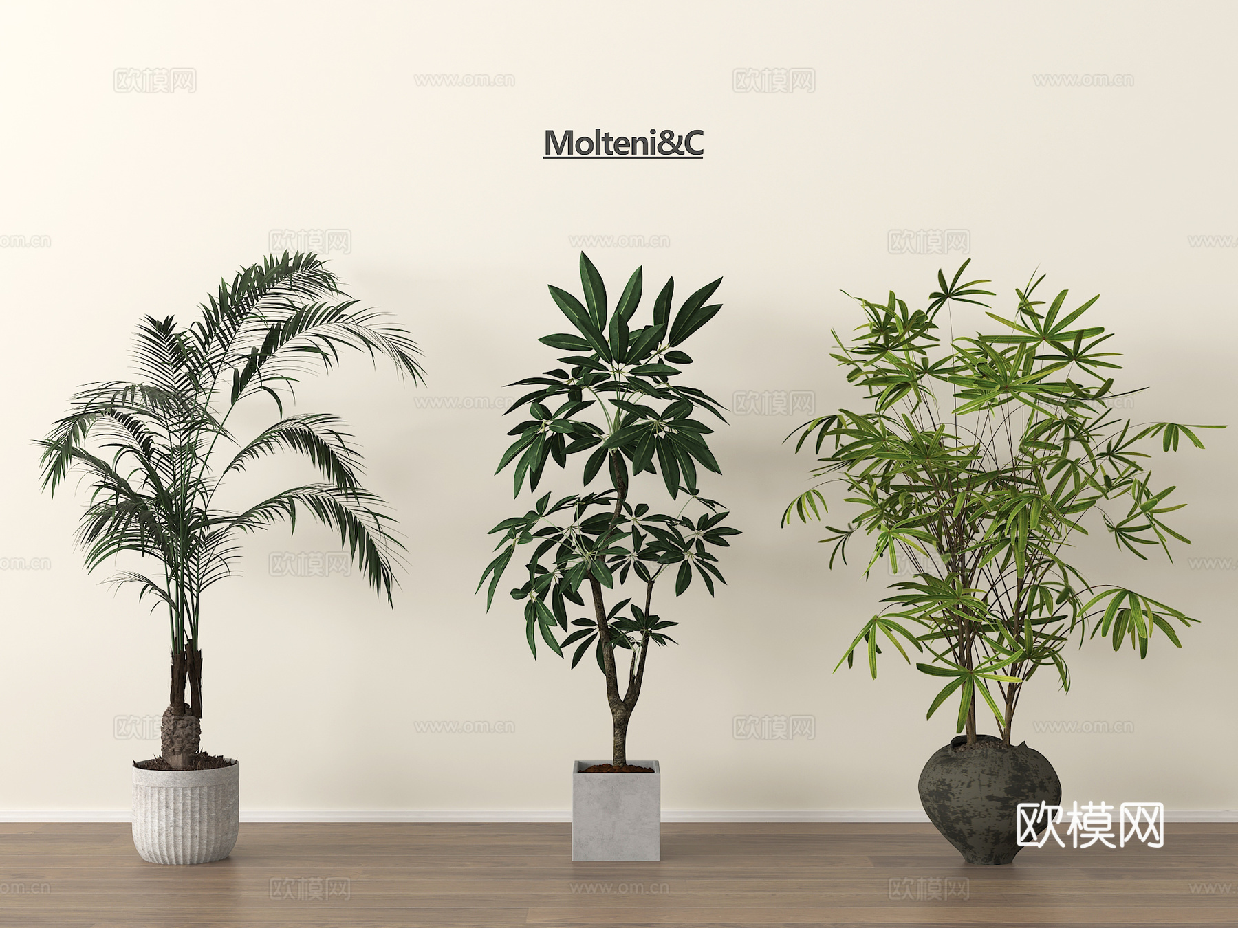 家居绿植组合 盆栽绿植 植物盆栽su模型