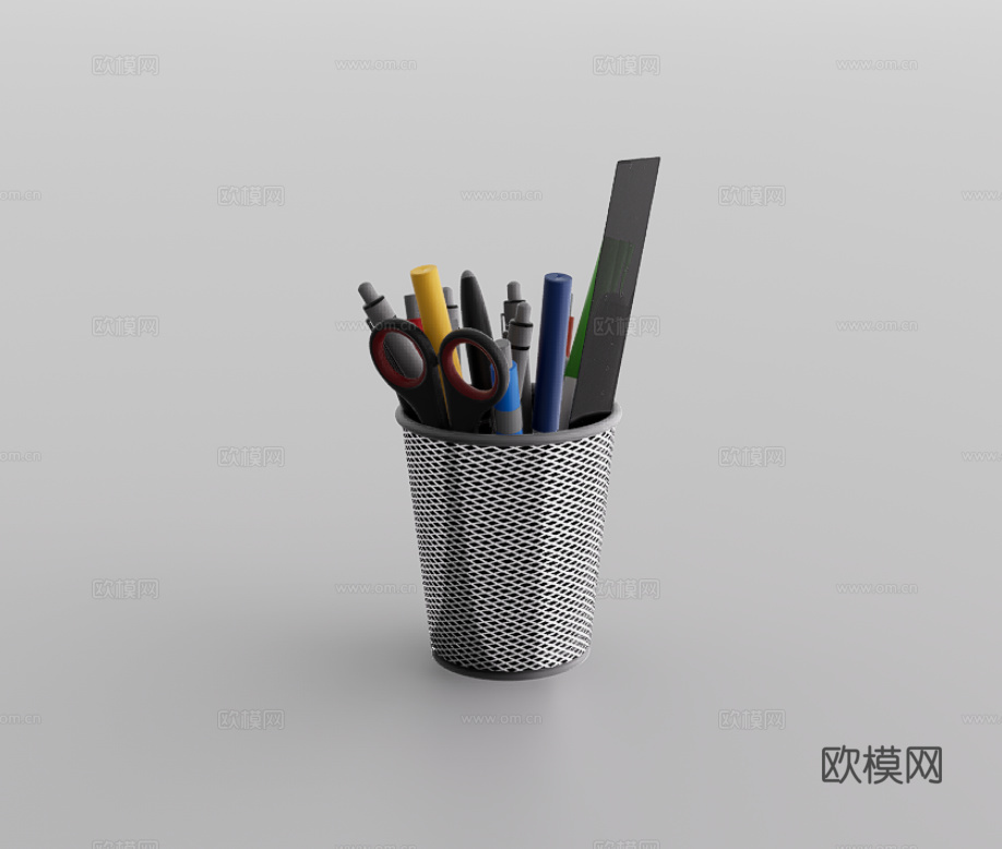 笔筒su模型