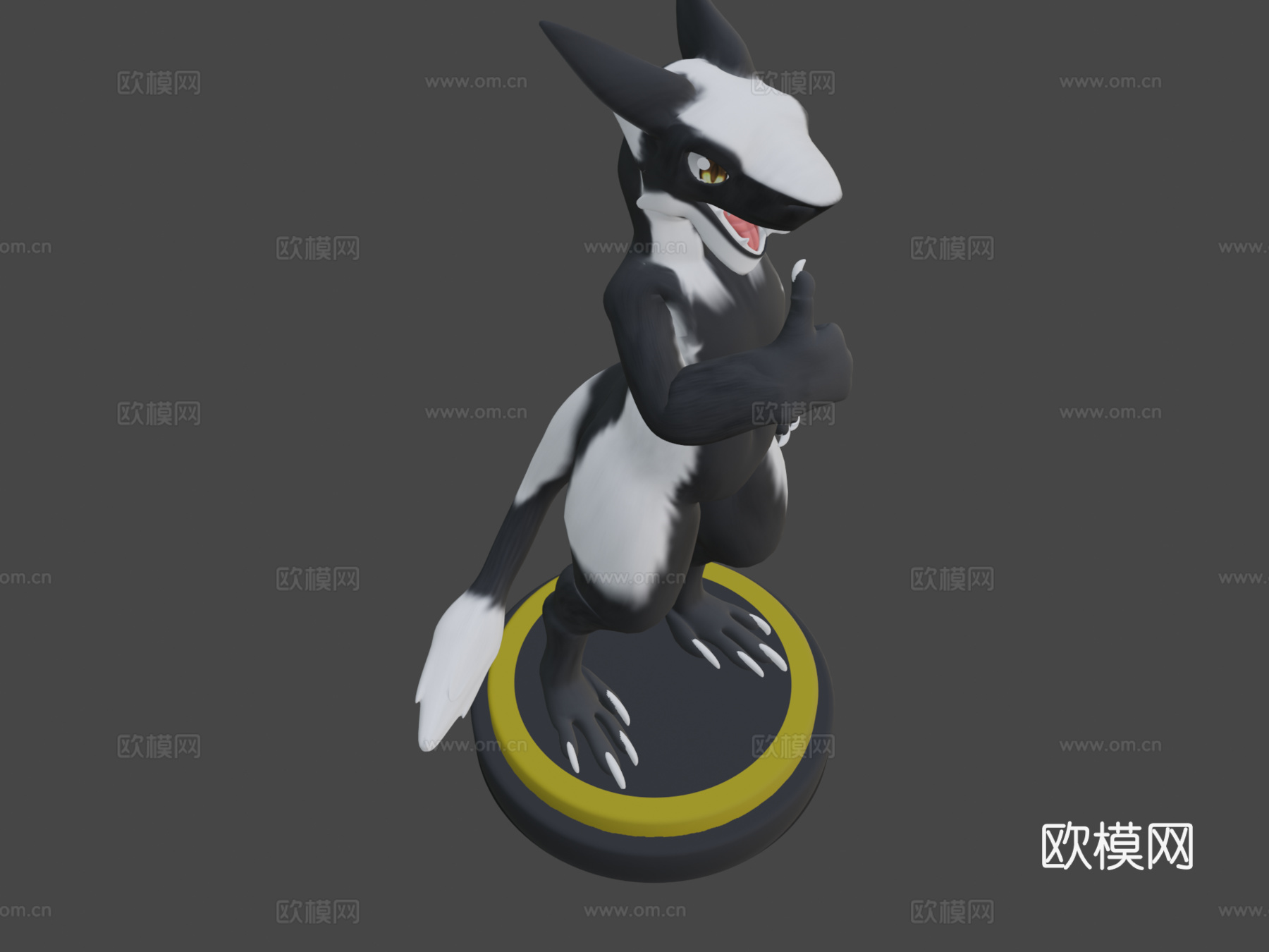 古怪3d模型下载（渲染图7）