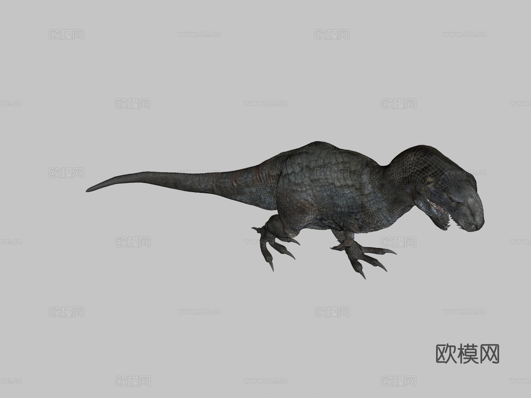 古老霸王龙重建3d模型下载（渲染图2）